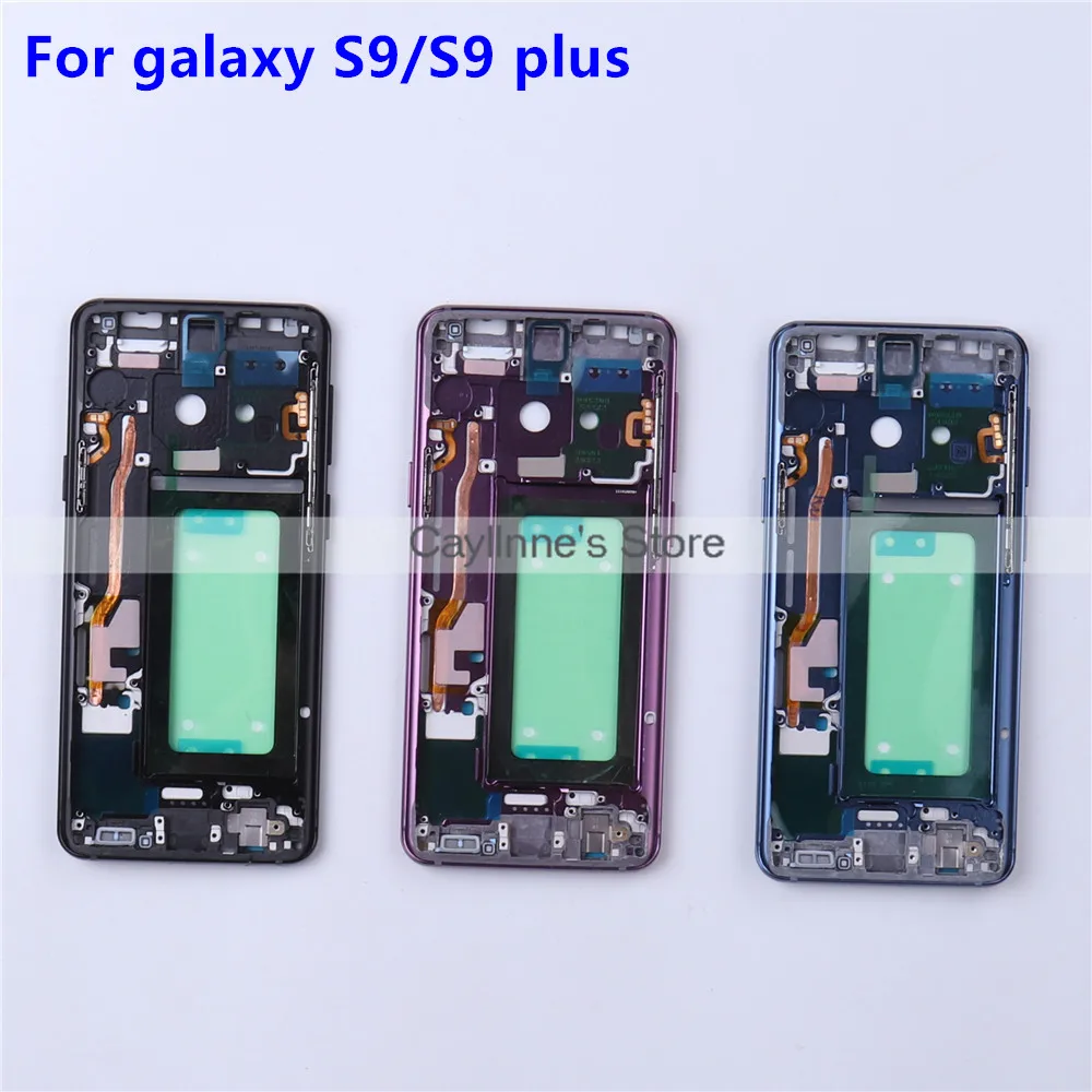 Новый S9 G960 для Samsung galaxy plus G965 средняя рамка Корпус Шасси с боковыми кнопками набор