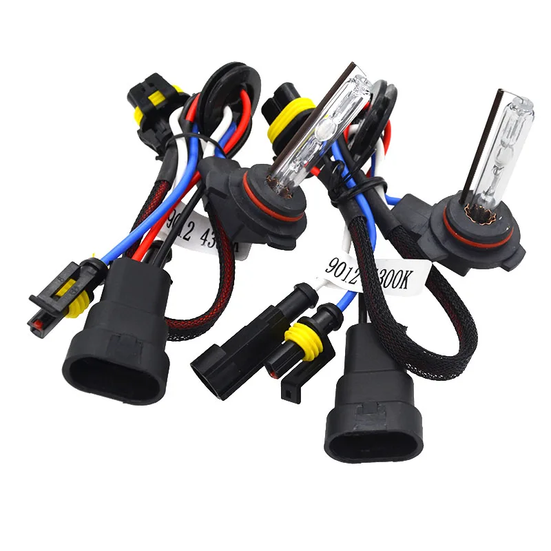 SKYJOYCE hid headlight bulb lamp HIR2 9012 bulbs with 35W 12V hid ballast hid for 9012 bixenon projector bulb kit 9012 hid xenon
