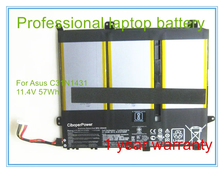 Оригинальное качество для ноутбука с аккумулятором C31N1431 E403S C-WX0017T N259/N270 |