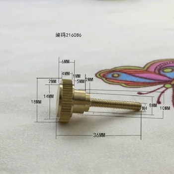 

20pieces/lot M4 Brass copper screw nut decorative nut for lamps decoration lighting accessories