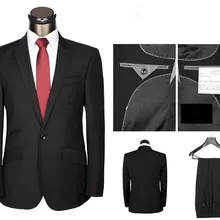 BlackOne пуговицы максимумом нагрудные Стиль высокое качество мужской костюм заказ 2 шт. Свадебная вечеринка выпускного модные Для мужчин костюмы