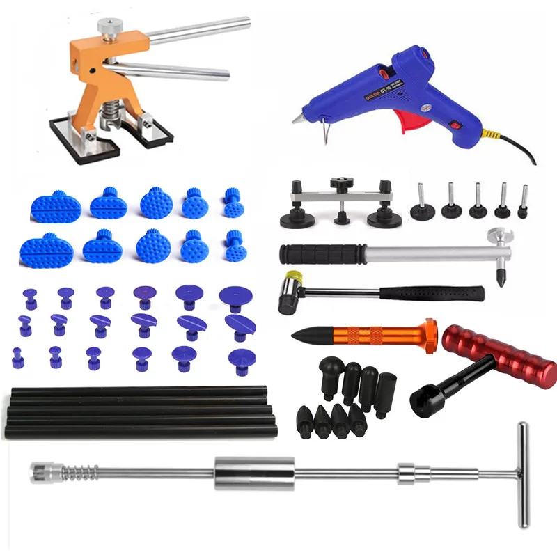 

PDR Hand Tool Set Fix Dent Cars Repair Dents Cars Automobile Dent Removal Vehicle Dent Repair Slide Hammer Suction Cups