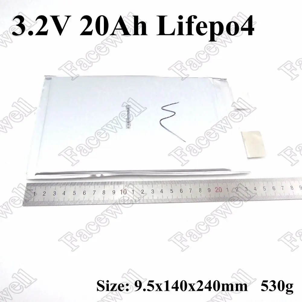 6 шт. бренд lifepo4 3 2 в 20 Ач Высокая разрядка 60A ячейка 10 для силовой ячейки diy pack 12 24 36 В