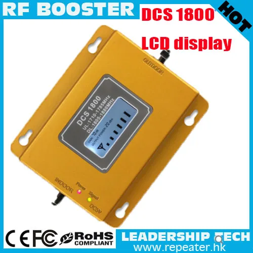 

Wholesale RF DCS980 GSM DCS 1800MHZ 1Watt 27dbm 75db LCD cellular mobile/cell phone signal repeater booster amplifier detector