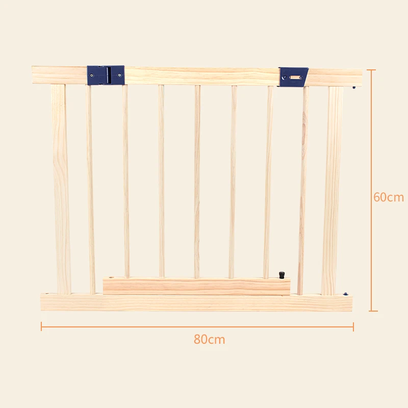0-36 месяцев Многофункциональный забор для детских игр из цельного дерева, детские манежи для помещений и улицы, забор для безопасной игры для малышей, игровой домик, игровой забор - Цвет: 80cm gate