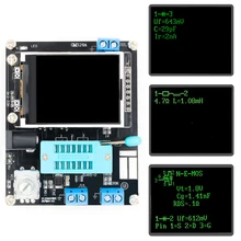 LCD GM328A Transistor Tester Diode Capacitance ESR Voltage Frequency Meter PWM Square Wave Signal Generator SMT Soldering