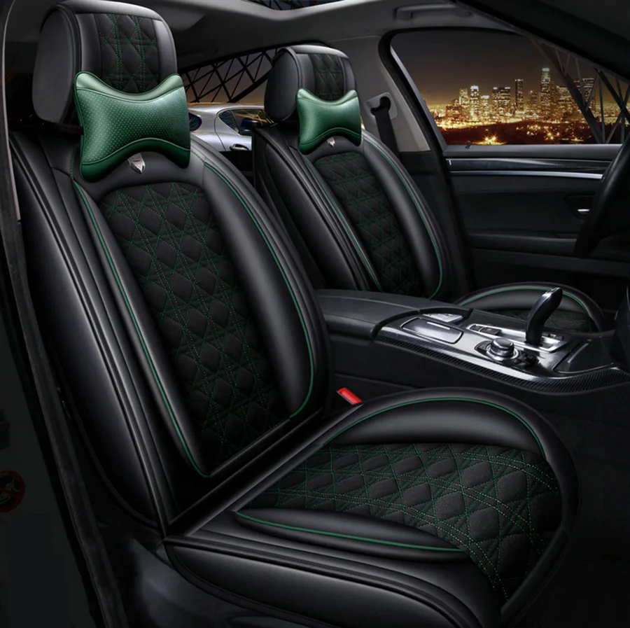Кожаный и льняной универсальный чехол для автомобильных сидений для Ford mondeo Focus 2 3 Fiesta mondeo Edge Explorer aurus S-MAX автомобильные аксессуары Стайлинг