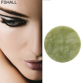 

FSHALL Round Artificial Jade Stone False Eyelash Extension Glue Adhesive Pallet Pad
