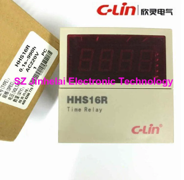 

100%New and original HHS16R C-Lin Time relay AC220V 0.1s-990h