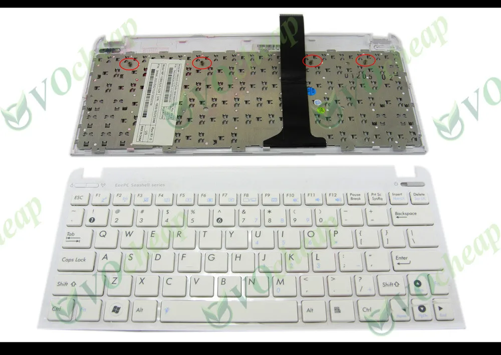 

New Laptop keyboard for ASUS EeePC SeaShell 1015 1015B 1011PX 1015P 1015PE 1015PN 1015PED 1015PW 1015PX 1015T White US Version