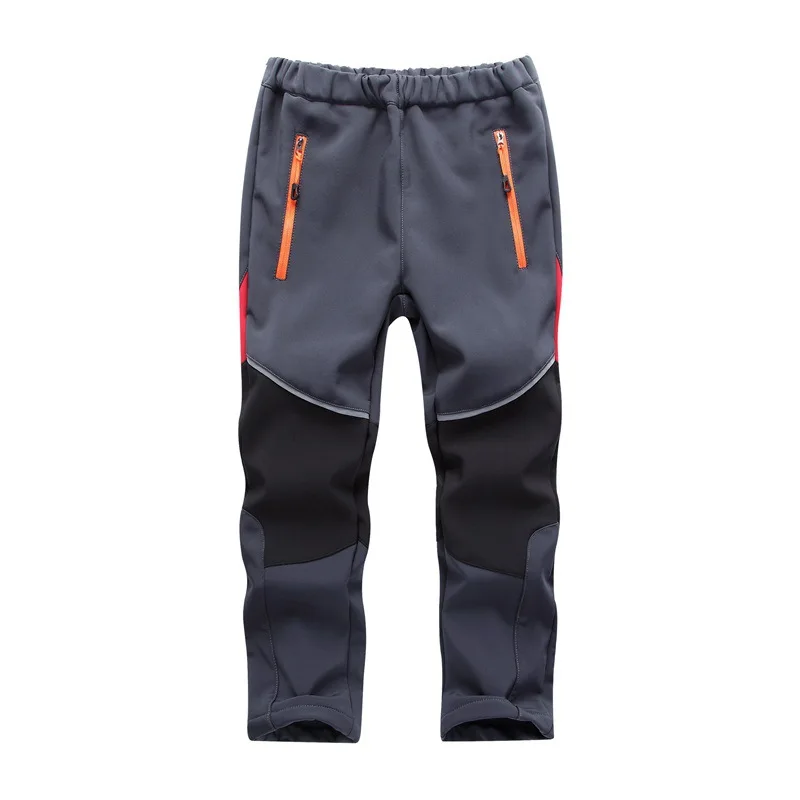 Koop Merk Waterdicht Winddicht Jongens Meisjes Broek Warme Broek Sportieve Klimmen Broek Kinderen Soft Shell Outfits 5 16 Jaar Oud