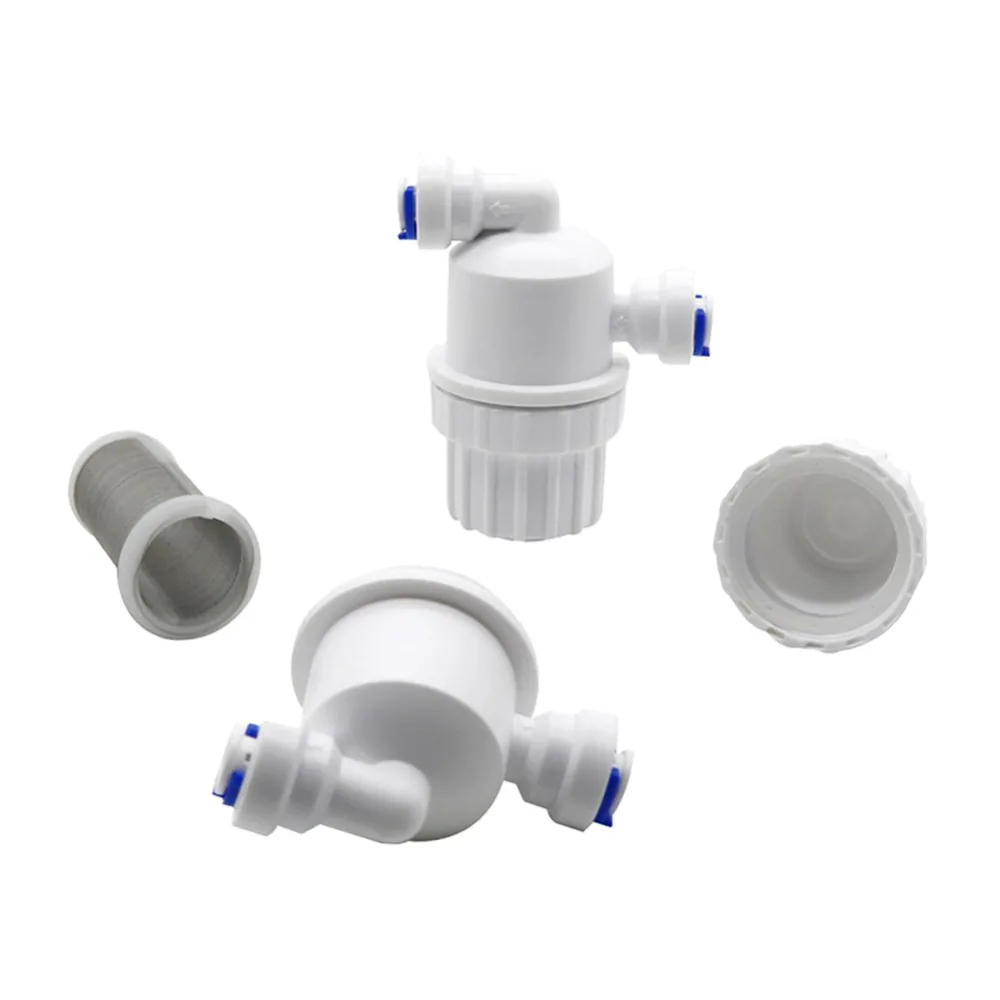 Микро-фильтр с 1/" Slide lock соединитель домашний сад очиститель воды дренажный фитинг для водопроводной трубы сетчатые фильтры 1 шт