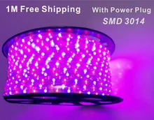 flexible LED strip light SMD 3014 RGB white LED 1M2M3M4M5M10M15M20M with Power Plug 60leds/m Waterproof led light strip 5050