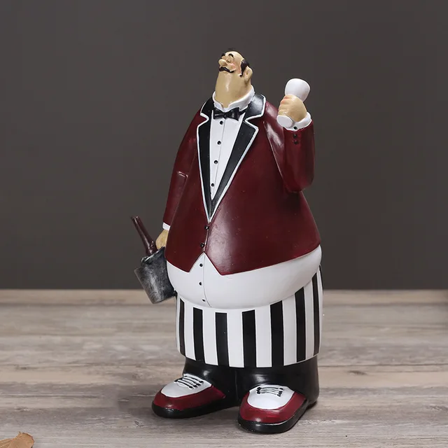 Buy Home Decoration Creative Resin Chef Figurines
