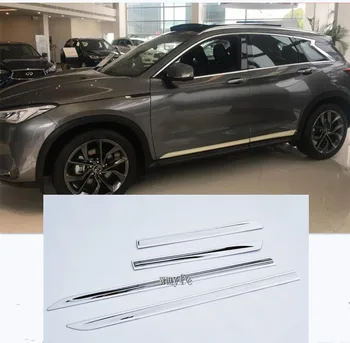 

Door Side Body Garnish Molding Cover Trim For Infiniti QX50 2018 2019 Exterior Decor Strip Car Styling Accessories