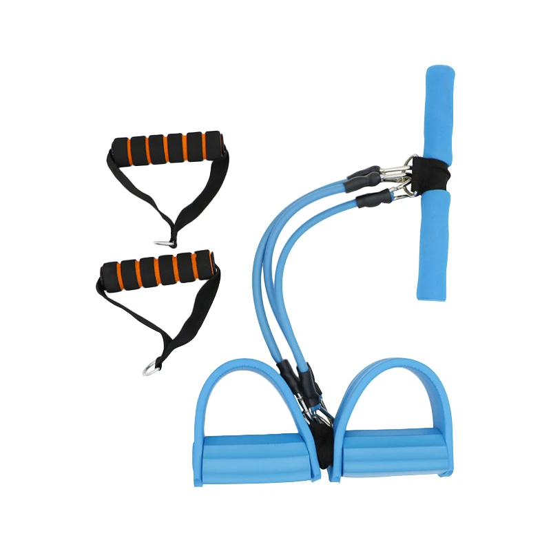 3 Tubes Fitness Elastic Sit Up Pull Rope Resistance Bands Yoga Pilates Latex Training Abdominal Chest Exerciser Sport Equipment 3 Tubes Fitness Elastic Sit Up Pull Rope Resistance Bands Yoga Pilates Latex Training Abdominal Chest Exerciser Sport Equipment