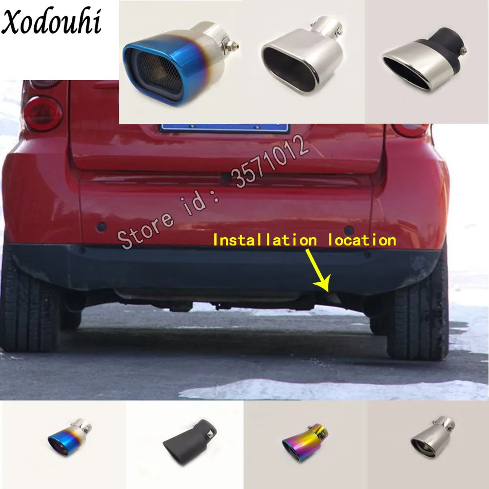 Автомобильный глушитель для Benz smart fortwo 2009 2010 2011 внешний выхлопной трубы из