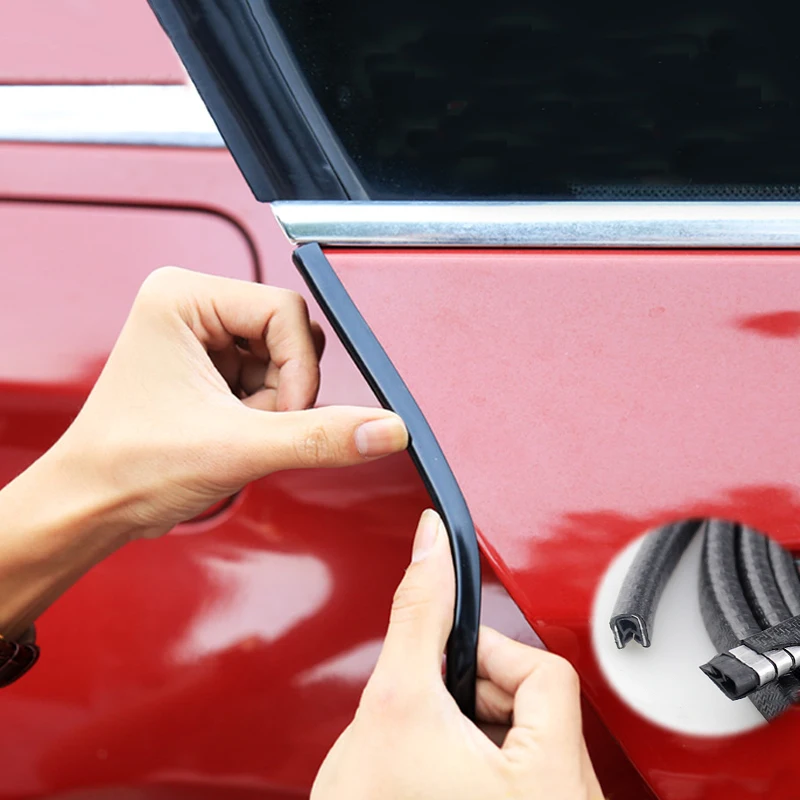 

Car Door Edge Scratch Protector Guard Strip Sealing Molding Trim Auto Door Sticker Scratches Decoration Cover Car-styling 10M