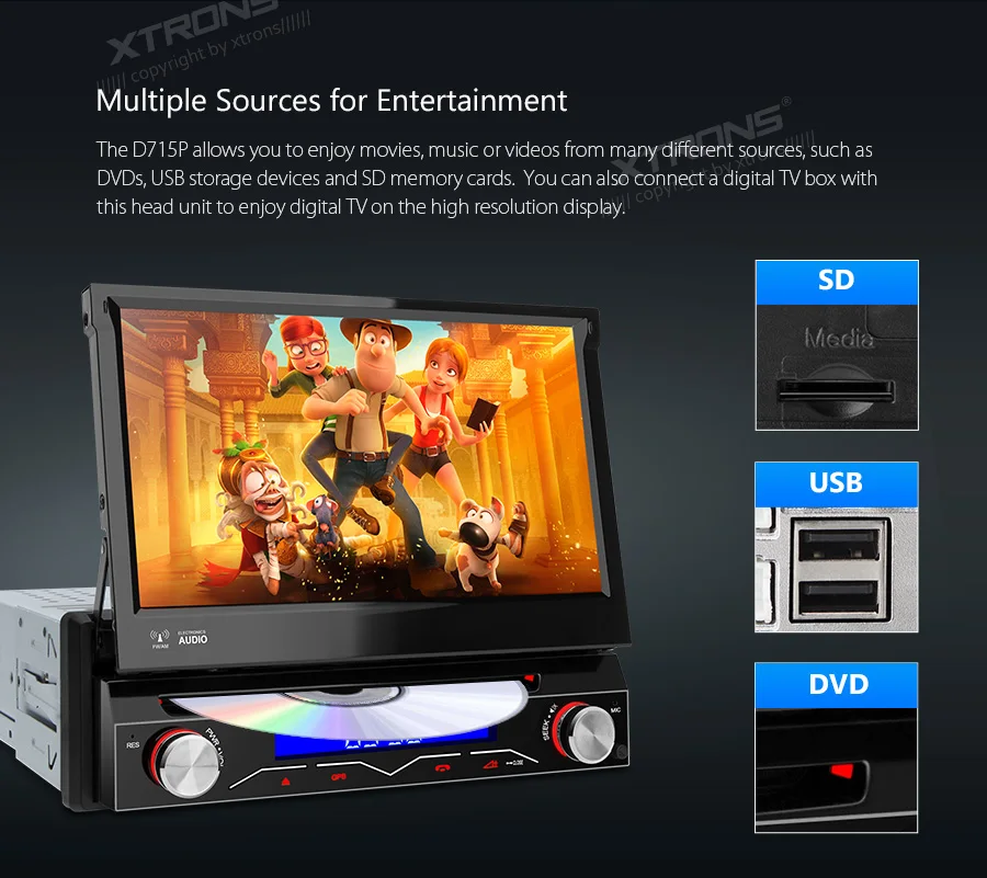 Excellent 7" Android 9.0 Pie OS 1 Din Car DVD Multimedia Single Din Car Navigation GPS One Din Car Radio with Detachable Front Panel 17 Excellent 7" Android 9.0 Pie OS 1 Din Car DVD Multimedia Single Din Car Navigation GPS One Din Car Radio with Detachable Front Panel 17