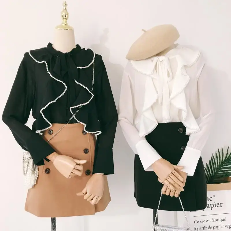 New Striped Women's Shirts 2018 Summer V Neck Long Sleeve