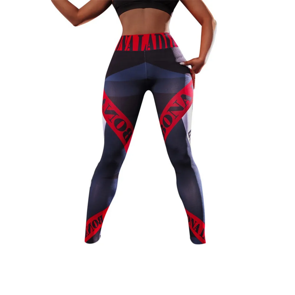 

2019 Women's Sports Yoga Pants Yoga Sports Fitness Pants Skinny Running Sexy Beauty Pants Summer Quick-drying Sports Pants 40M17
