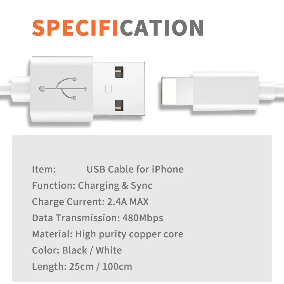 Кабель USB для зарядки и передачи данных для ligtning, кабель Micro USB type-C для iPhone X 8 7 6 5 0,25 м 1 м шнур зарядного устройства для мобильных телефонов