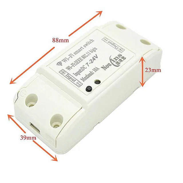 1ch 7v 9v 12v 24v Dc Wifi Switch Relay Domotica Module Control By Phone On Android And Ios For Light Garage Door