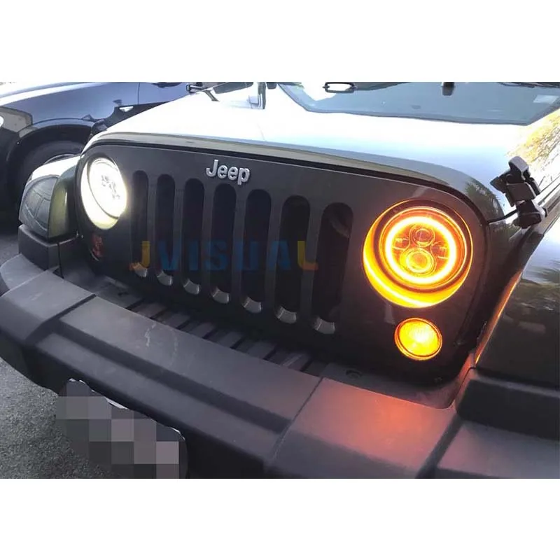 7 дюймовый светодиодный проектор для Jeep Wrangler JK TJ LJ lada niva 4x4 Suzuki Samurai Motorcycly|Передние