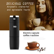 Protable Electric Manual Capsule Coffee Machine Reusable Hand Pressure Capsules Espresso Coffee Maker For Travel Camping mini portable manual capsule coffee machine italian concentrate outdoor multifunction hand pressure capsule coffee machine