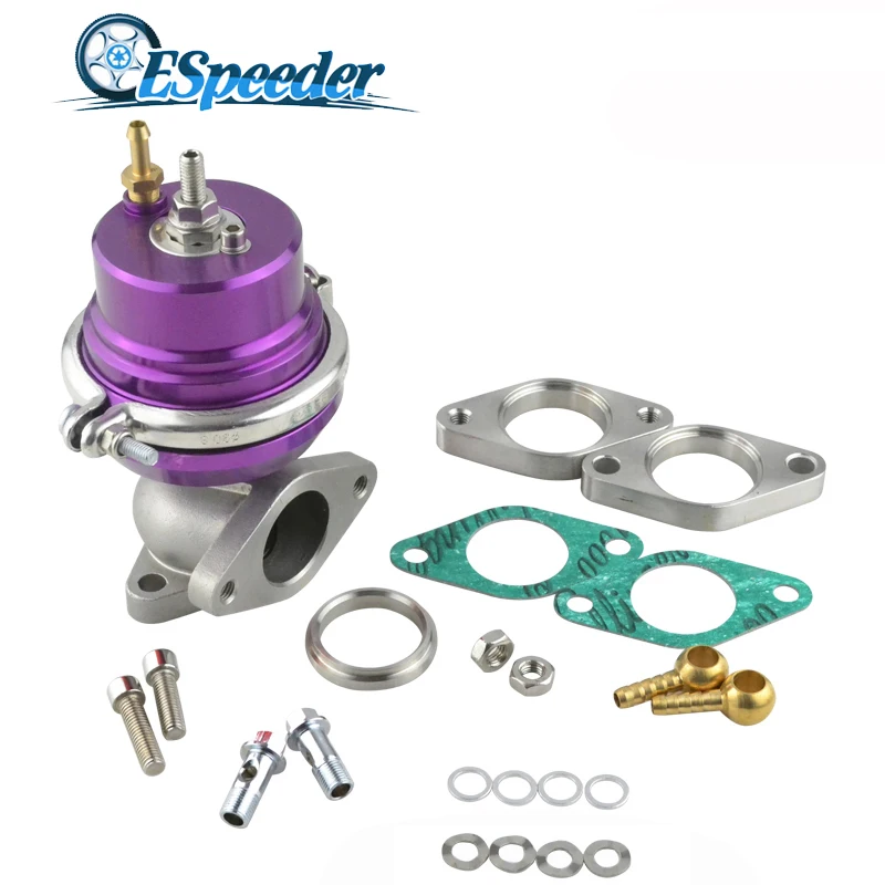 

ESPEEDER Universal 38mm Wastegate External Turbo V-Band Wastegate Turbocharge Flange Turbo Charger Manifold External Wastegate