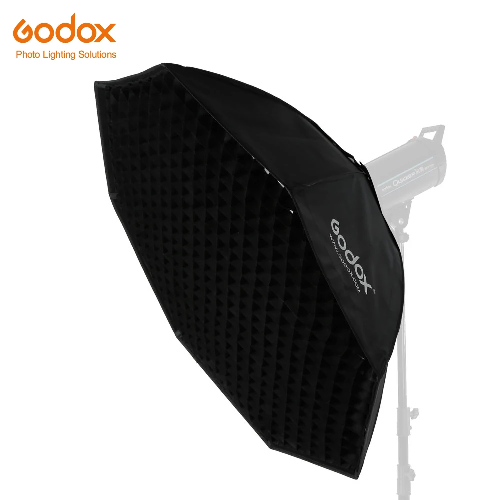 

Godox Softbox 120cm 47" Octagon Honeycomb Grid Softbox soft box with Bowens Mount for Studio Flash