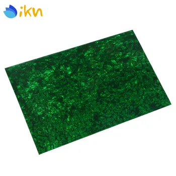 

New 4Ply Electric Guitar Bass Pickguard Blank Material Sheet 43x29cm Green Pearl
