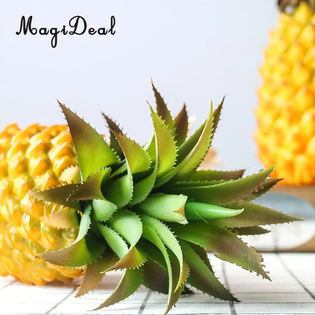MagiDeal Large Yellow Pineapple Tropical Fruits Decorative Foam Artificial Imitation Fake Decorations Display Decor DIY Craft	