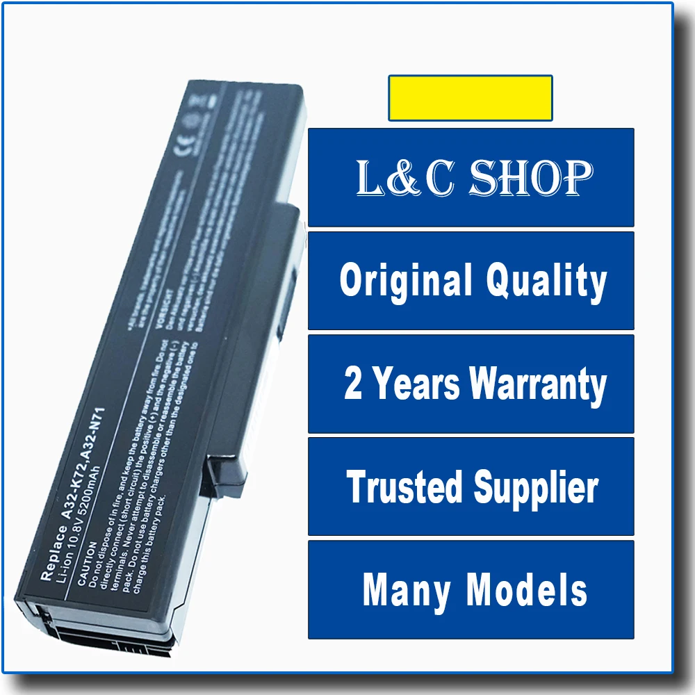 

Notebook Laptop Battery Pack Replacement for Asus Series X7AJU X7B X7BJ X7BJF X7BJG X7BJN X7BJQ X7BS X7BSM X7BSN X7BSV X7C X7CB