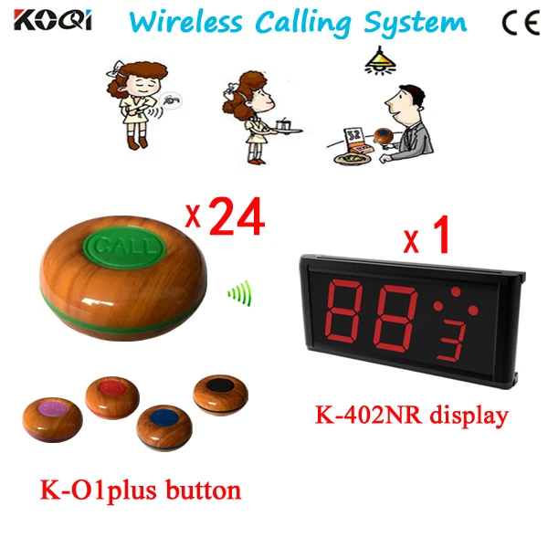 Calling Waitress System Restaurant Communication Wireless