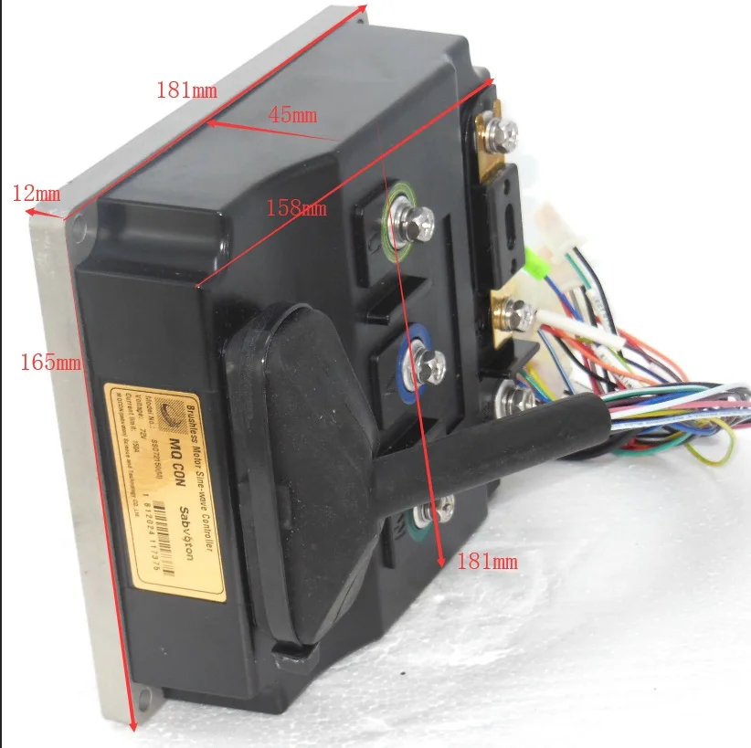 Sale Intelligent 72V 150A brushless motor sine-wave controller ebike brushless sine-wave controller 8