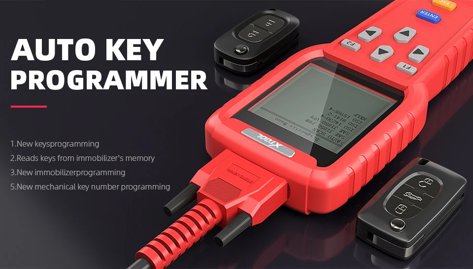 Диагностический инструмент Лучший XTOOL X100 Pro OBD2 автоматический ключ программист/Регулировка пробега включая EEPROM код ридер с бесплатным обновлением