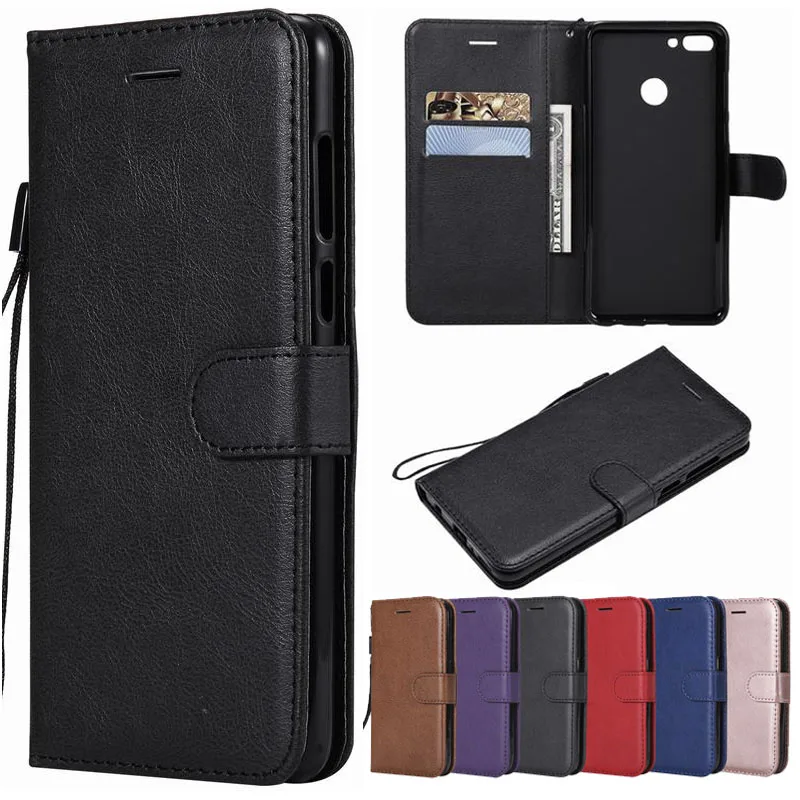 

Flip Case For Huawei Y9 2018 Case Leather Wallet Cover For Huawei Y9 2019 Phone Case Coque For Huawei Y 9 2018 2019 Black Cover