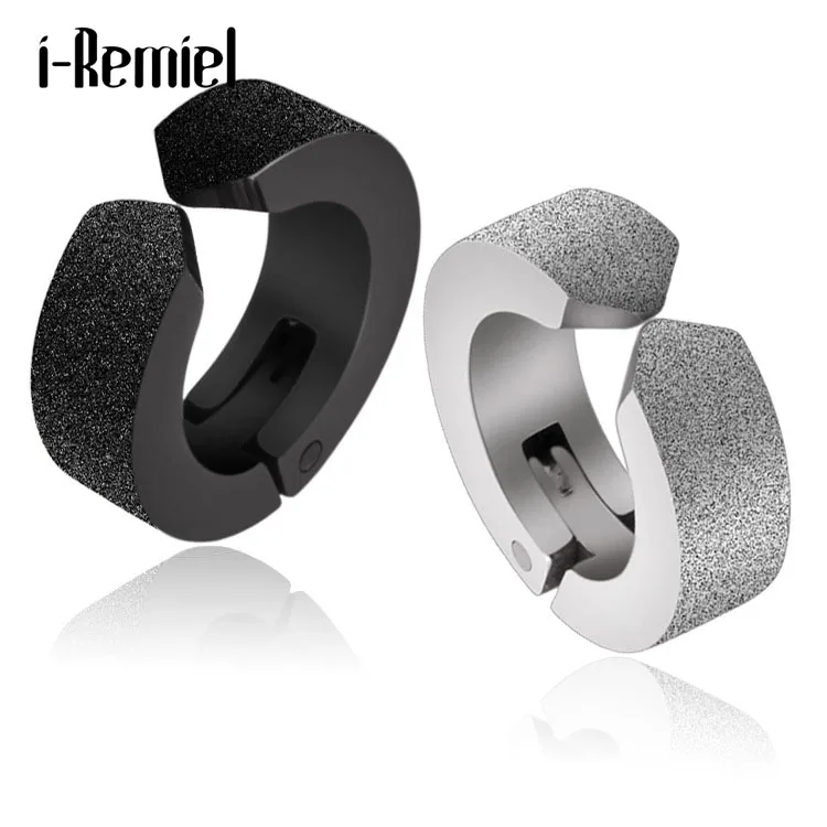 

2017 New Arrival Special Offer Round Brincos Earings No Ear Hole Steel Korean Frosted Clip Personalized Fashion Earrings False