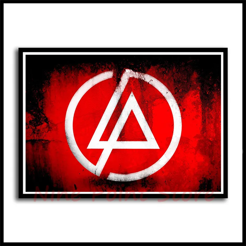 Рок-Группа Linkin Park с белым покрытием бумажные плакаты постер для бара/Кафе Ретро плакат декоративной живописи бескаркасные