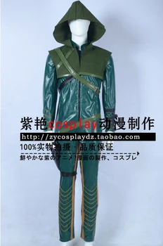 

2016 Green Arrow Cosplay Costume Oliver Queen Green Arrow cosplay Superhero costume