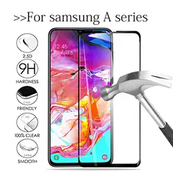 Полное покрытие из закаленного стекла для samsung A40 протектор экрана на samsung Galaxy A50 A70 A30 A20 A10 защитная пленка Glas 9H