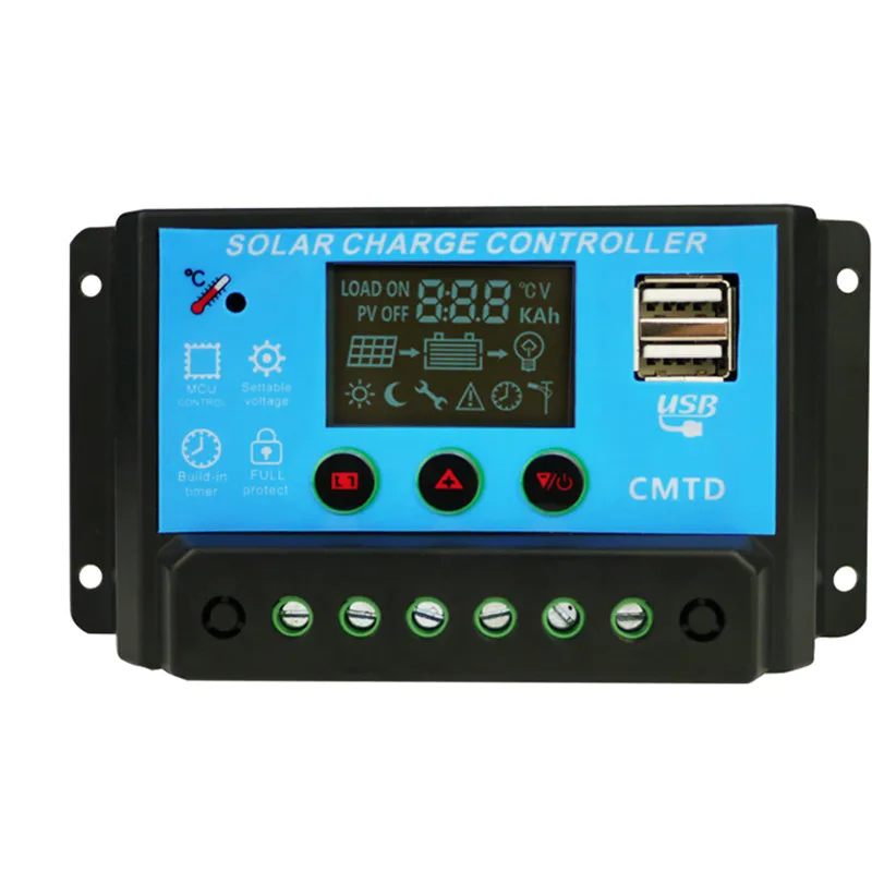 CMTD12V24V10A solar controller Light control + time controlled solar