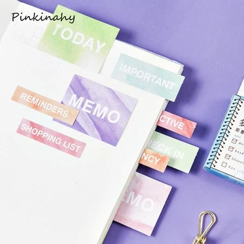 

45 pcs/Box Creative Classic portable memo pad set stationery colorful office school index Sticky Notes