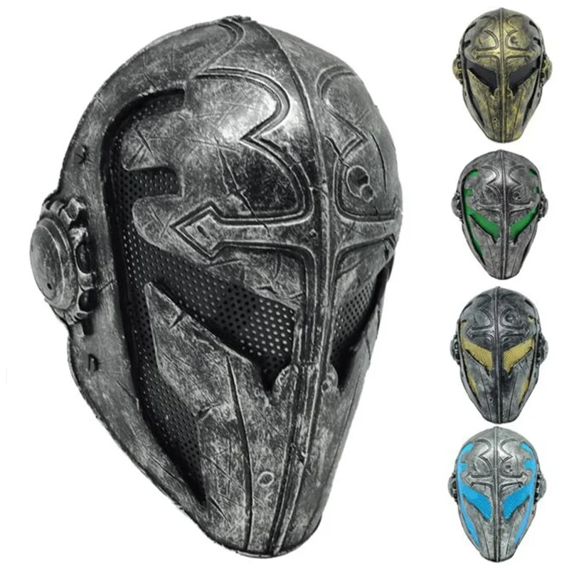

Tactics Paintball Airsoft Wire Mesh Templar Fabric Plastic Mask Game Mask