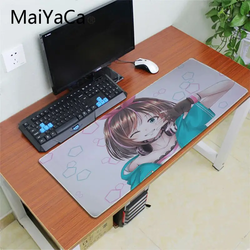 MaiYaCa kizuna ai render аниме девушка уникальная настольная панель коврик для игровой мыши коврик для мыши мышь Notbook игровой коврик для мыши и клавиатура коврики для мыши