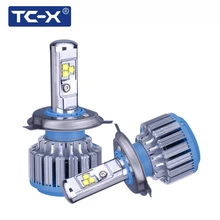 TC-X фар автомобиля H7 H4 LED H8 H11 HB3 9005 Диодная лампочка для авто HB4 9006 H1 H3 H13 9004 9007 свет лампы для автомобилей 6000 К avtolamp