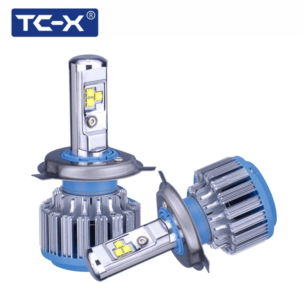TC X фары для автомобиля H7 H4 LED H8 H11 HB3 9005 Диодная лампа авто HB4 9006 H1 H3 H13 9004 9007 лампочка
