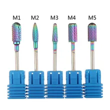 Горячая новинка вольфрам карбид ногтей сверло Металл Маникюр Электрический дрель Резак Инструменты 5 Тип