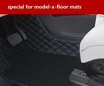 

car foot floor pads fits for Tesla model x dedicated floor mats surrounded by foot mats